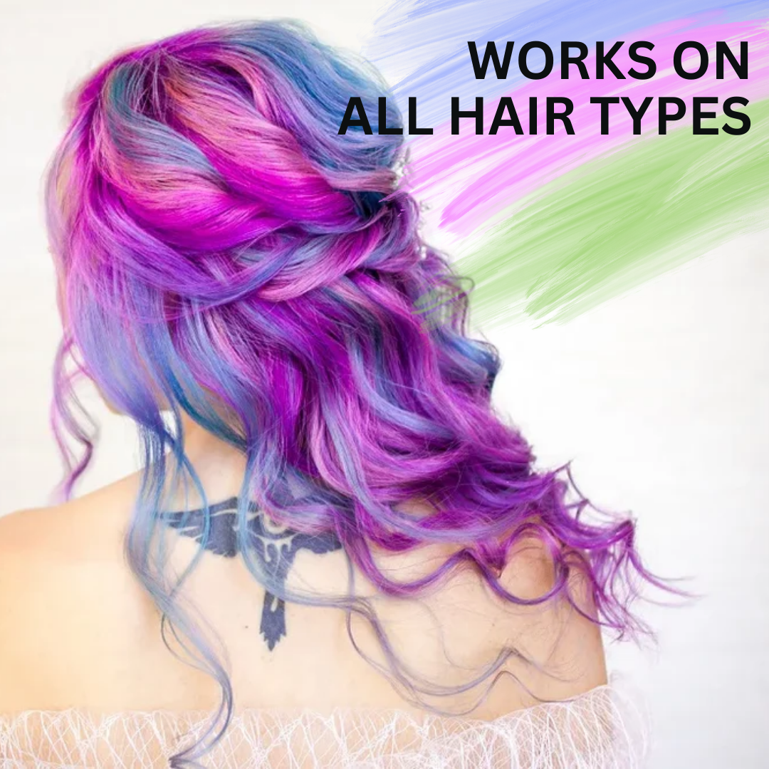 NEVA Flashy Colors Temporary Color Hair Spray, Quick Drying, Temporary Hair Color, Easy Use, Lightweight - 75ml