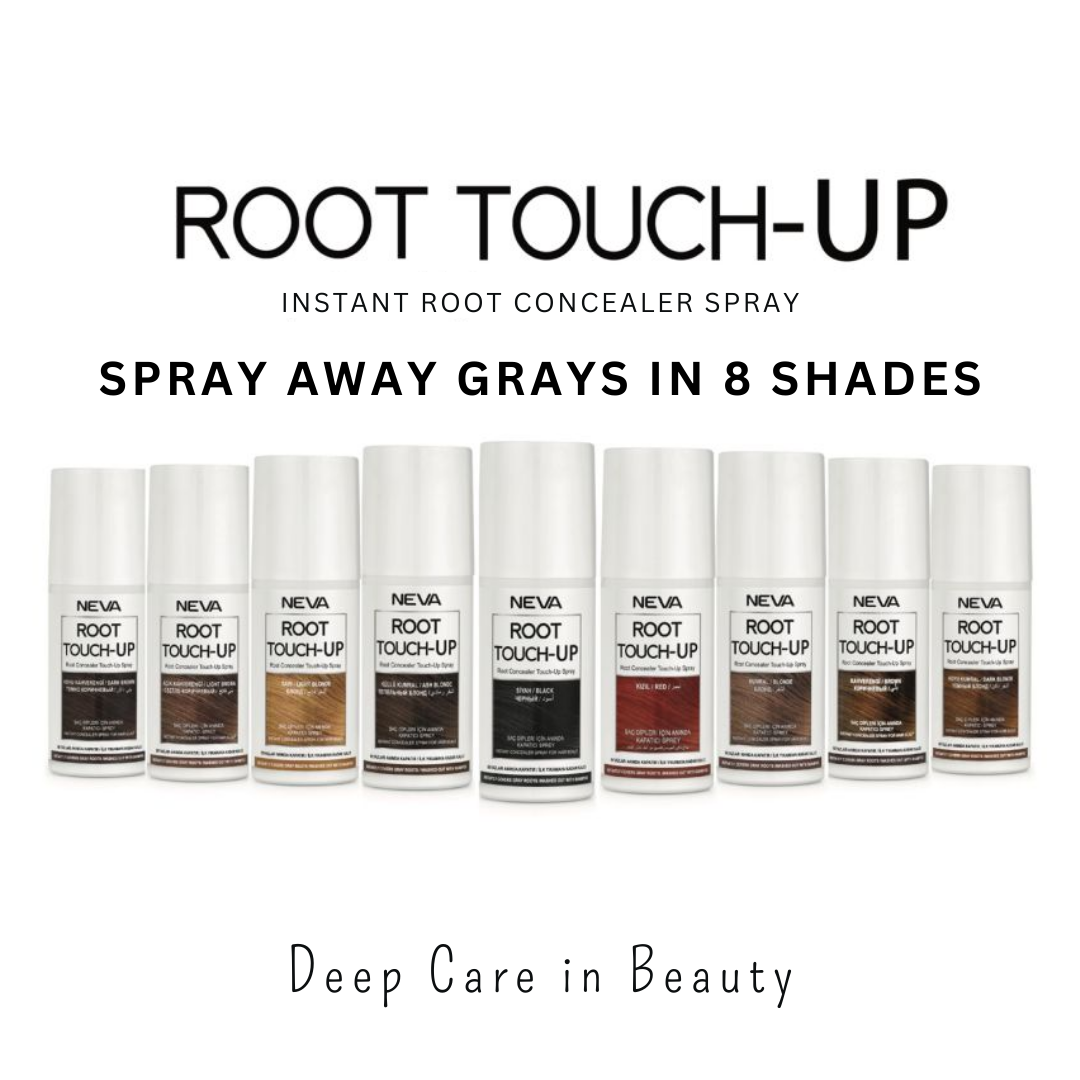 NEVA ROOT TOUCH-UP Instant Concealer Spray, Covers Gray Hair Instantly, Fast-Drying Formula, Long-Lasting, Lightweight, Easy to Clean