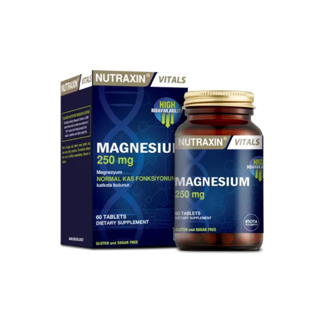 Nutraxin Vitals Magnesium 250Mg 60 Tabs