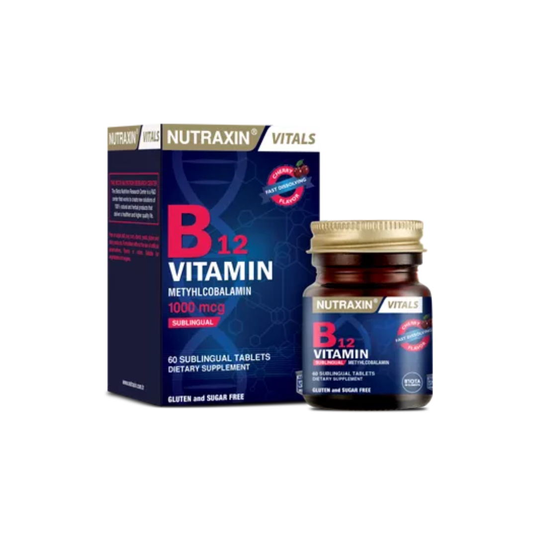 Nutraxin Vitals Vitamin B12 1000Mcg 60 Tabs