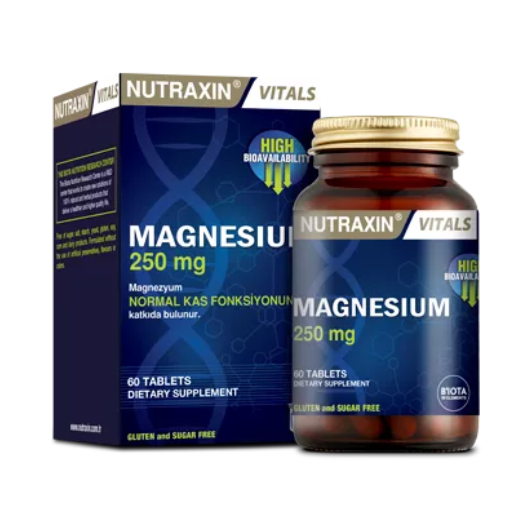 Nutraxin Vitals Magnesium 250Mg 60 Tabs