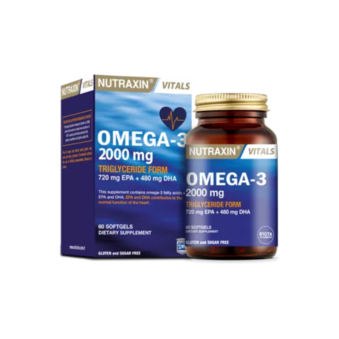 NutraxinVitals Omega-3 2000Mg 60 Softgels
