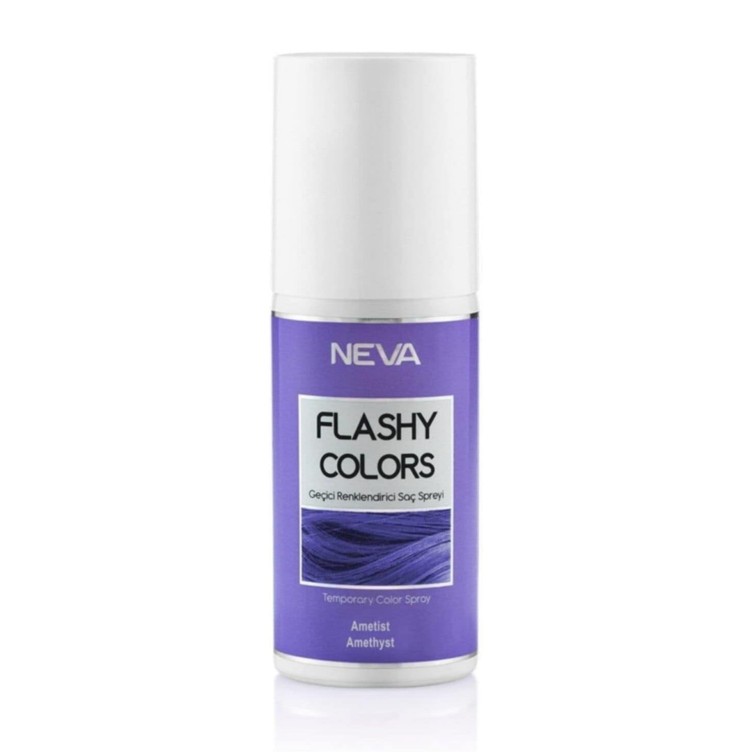 NEVA Flashy Colors Temporary Color Hair Spray, Quick Drying, Temporary Hair Color, Easy Use, Lightweight - 75ml