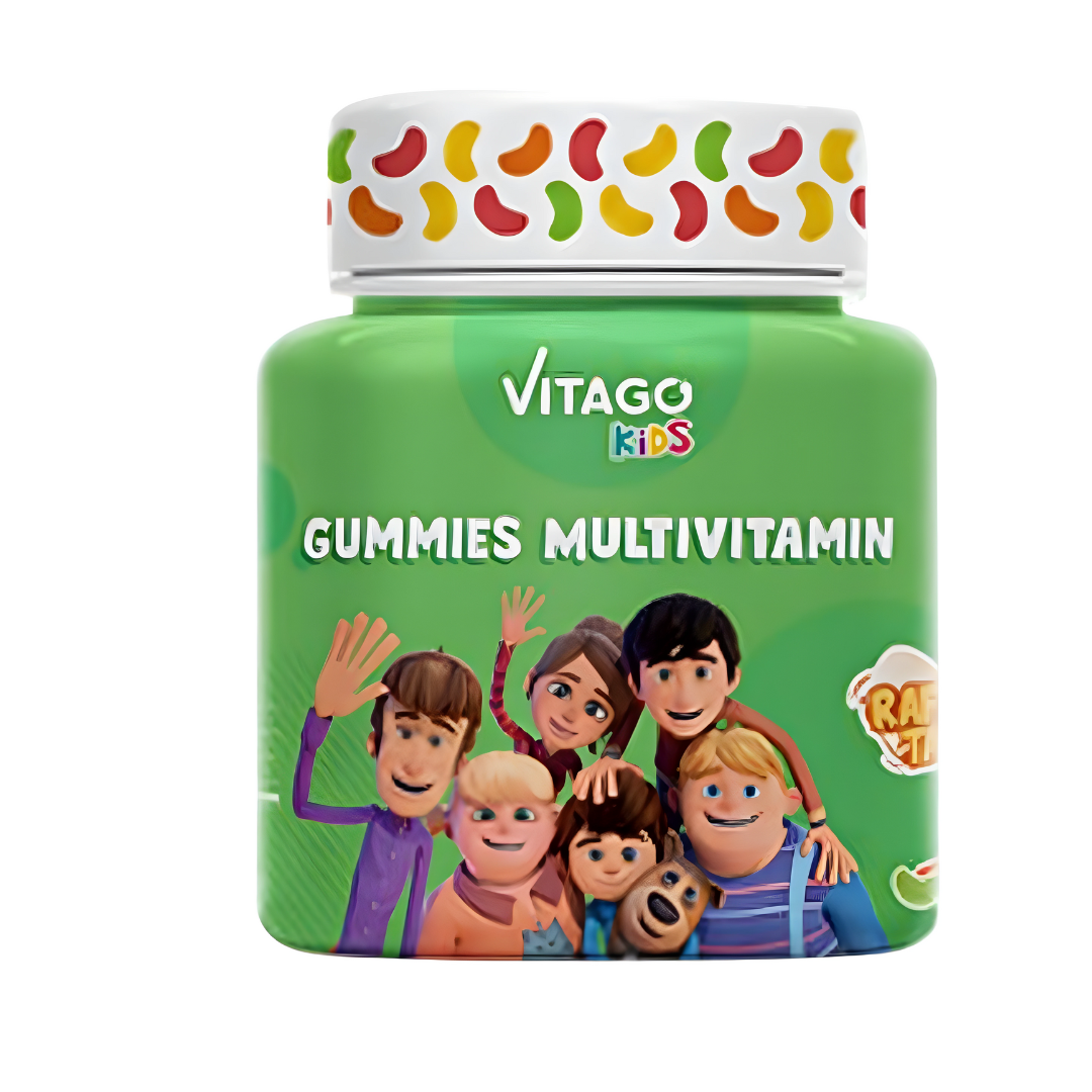 Vitago Kids Multivitamin Gummies, Supports Immunity, Energy, and Healthy Growth, Essential Vitamins & Minerals, Natural Fruit Flavor - 60 Gummies