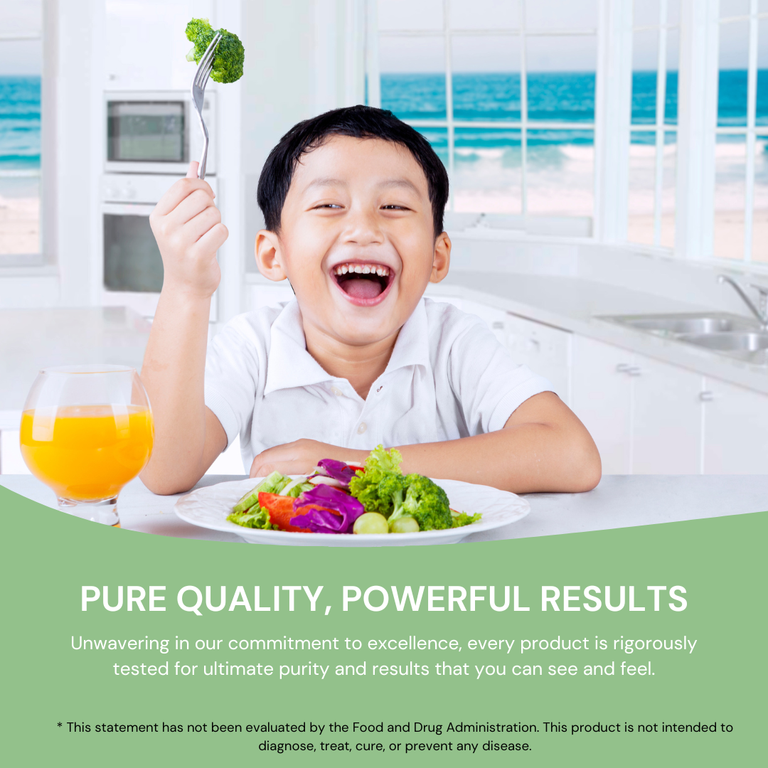 Vitago Kids Multivitamin Gummies, Supports Immunity, Energy, and Healthy Growth, Essential Vitamins & Minerals, Natural Fruit Flavor - 60 Gummies