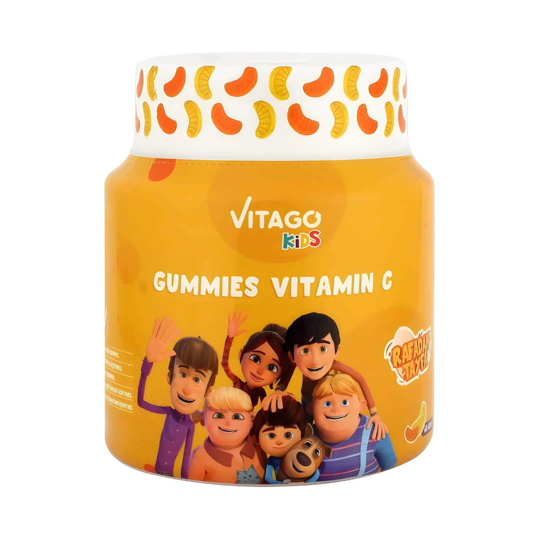 Vitago Kids Vitamin C Gummies Natural Fruit Flavor - 60 Gummies