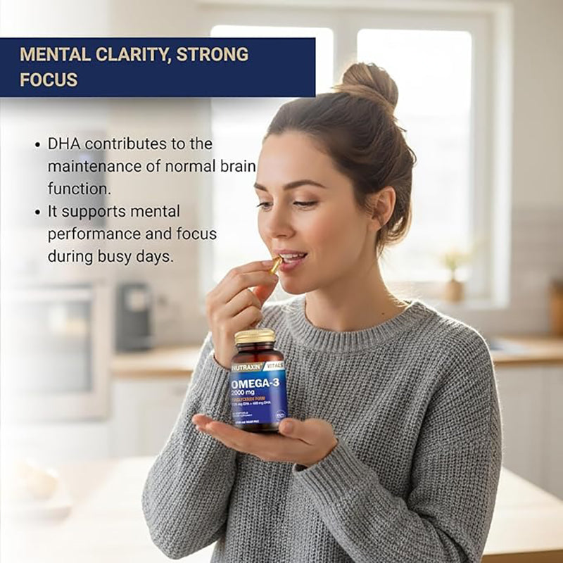 NutraxinVitals Omega-3 2000Mg 60 Softgels