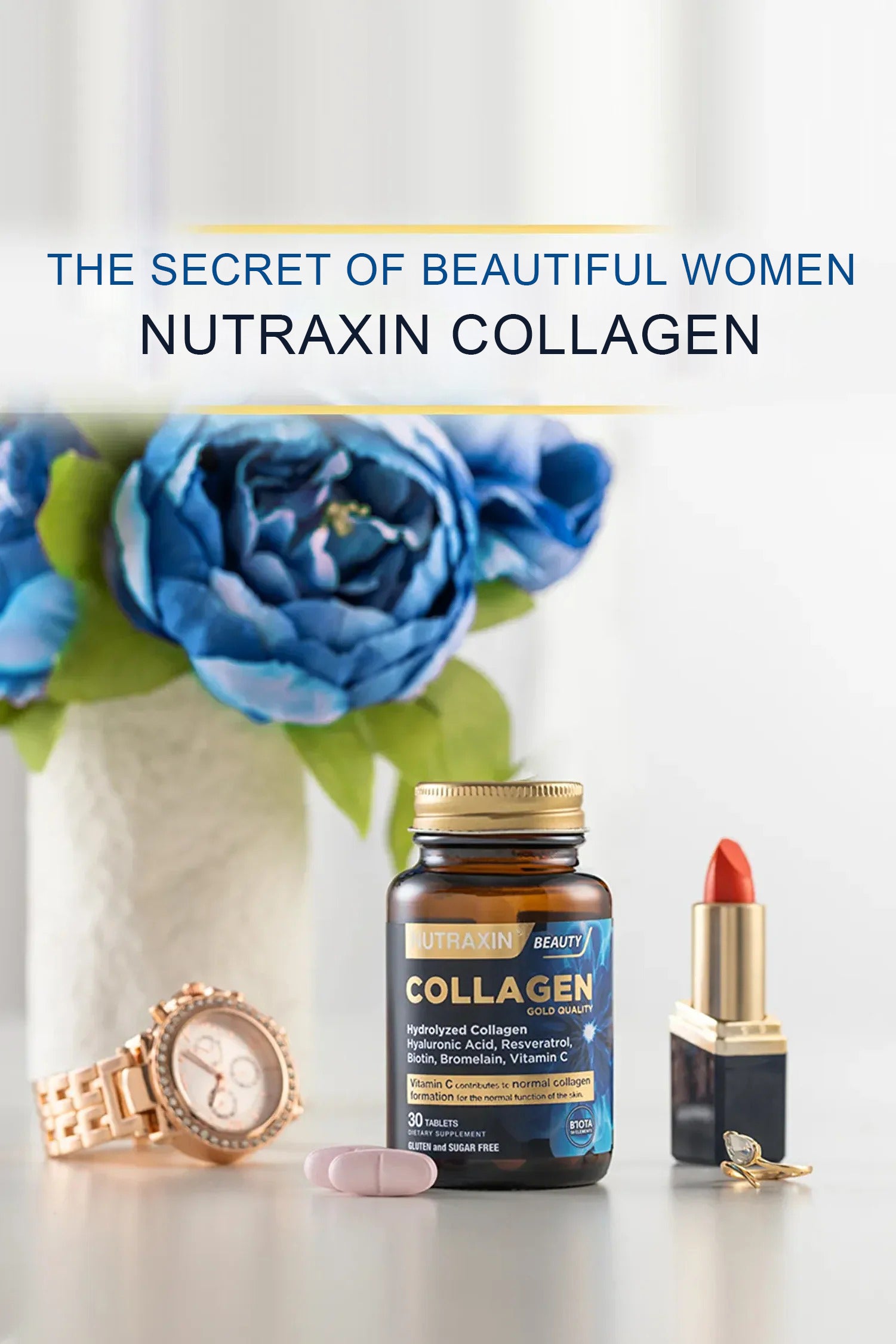 Nutraxin Beauty Collagen Gold Quality 30 Tabs