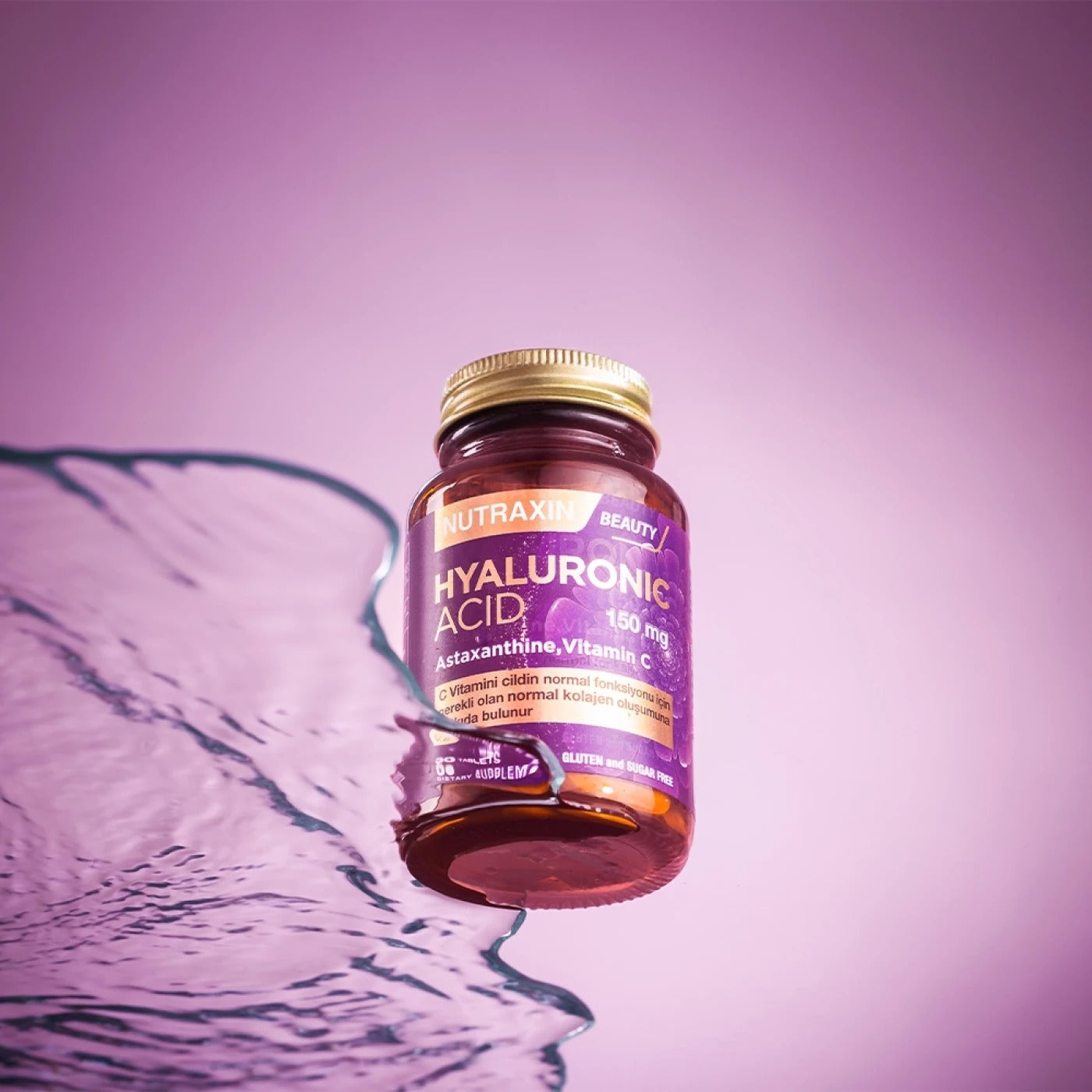 NUTRAXIN HYALURONIC ACID ASTAXASTHINE, VITAMIN C 30 Tablets