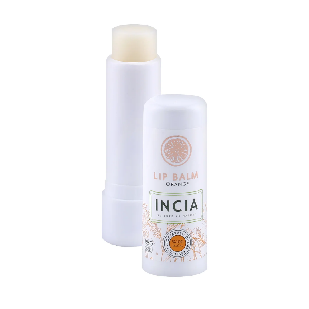 INCIA Natural Orange Lip Balm - 6g