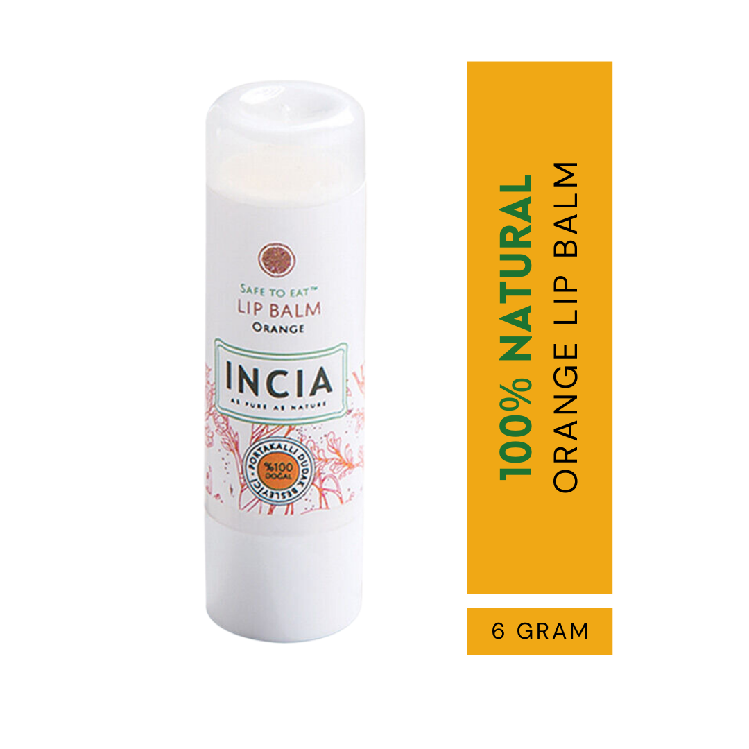 INCIA Natural Orange Lip Balm - 6g