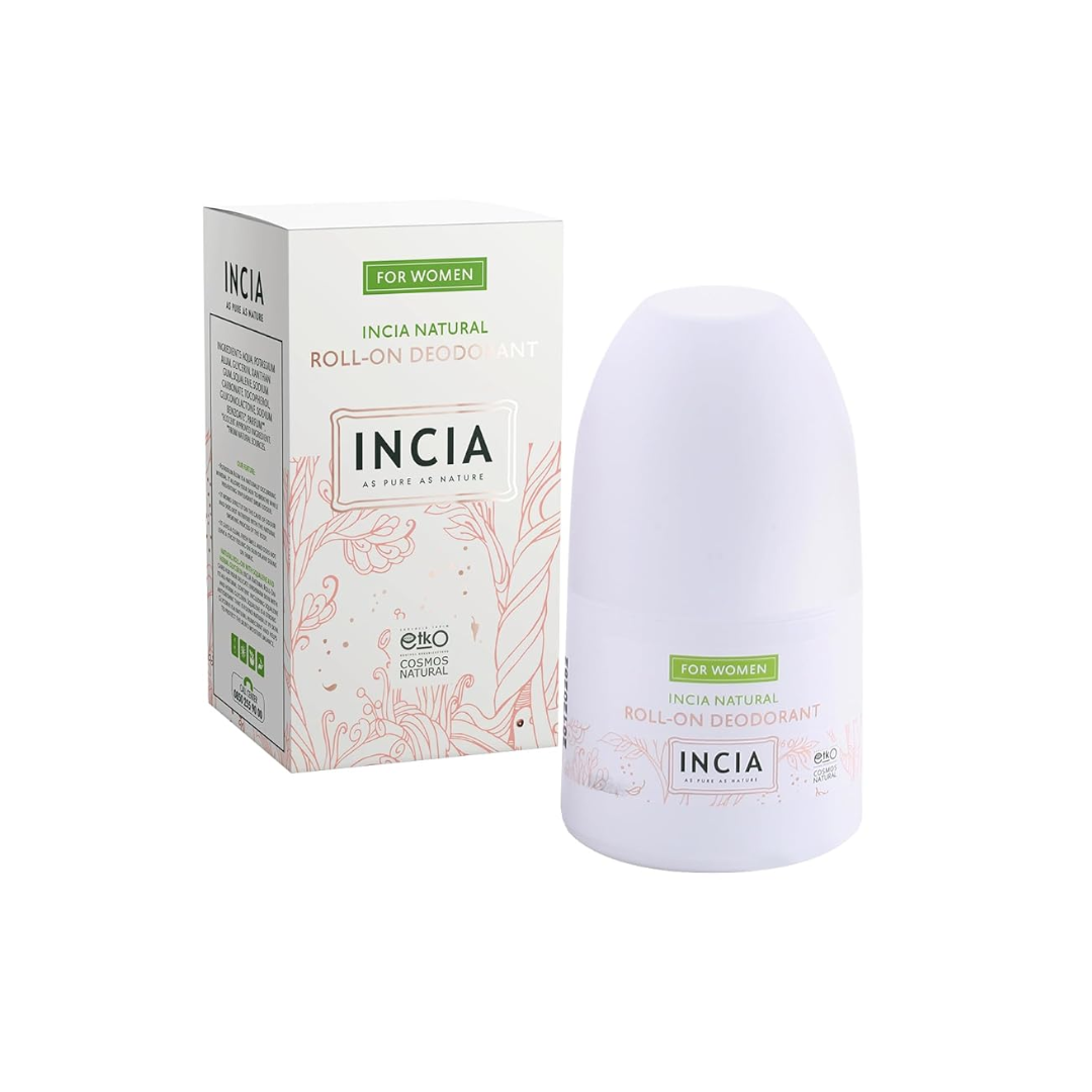 INCIA Natural Women's Roll-On Deodorant - 50ml