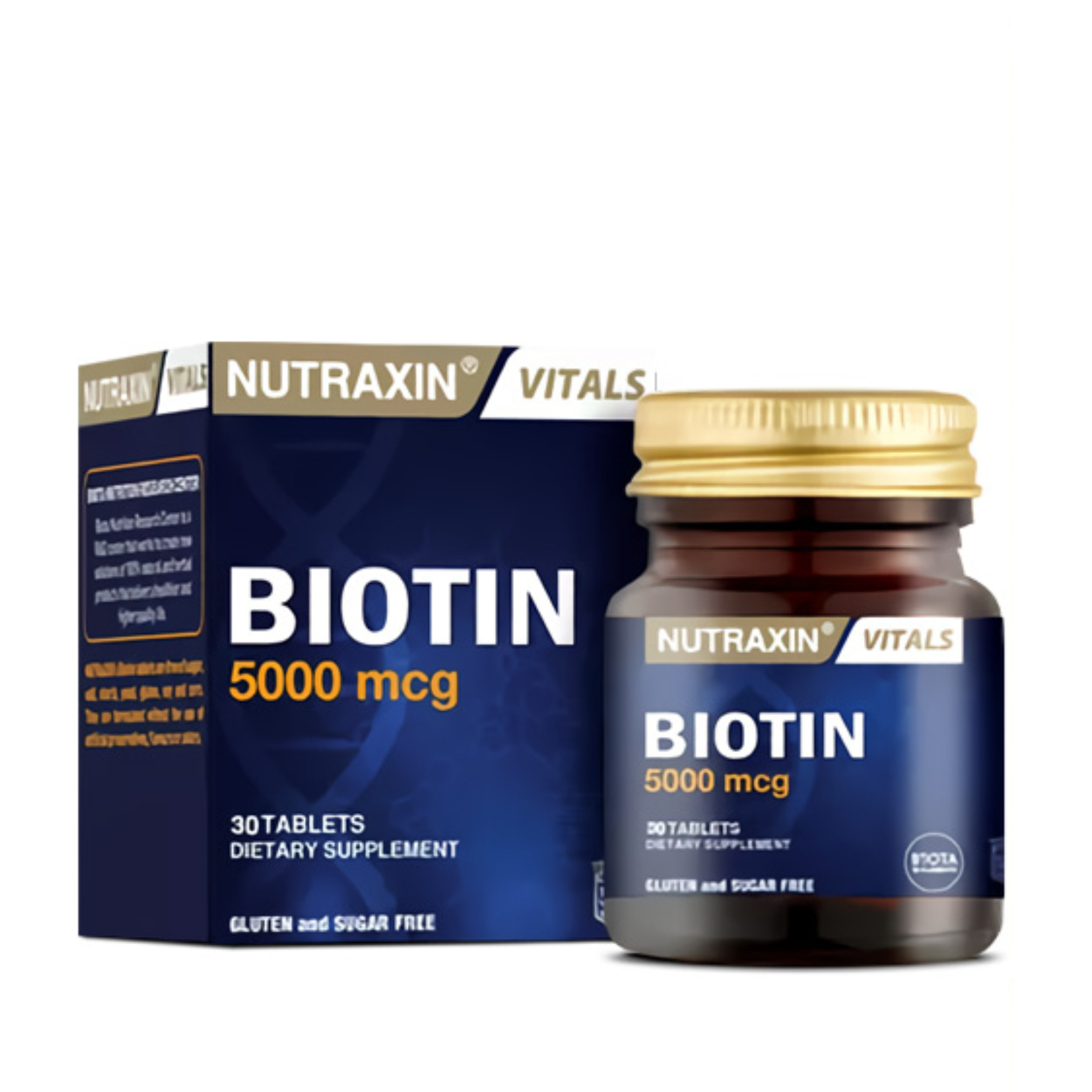 Nutraxin Biotin 5000 Mcg 30 Tablets