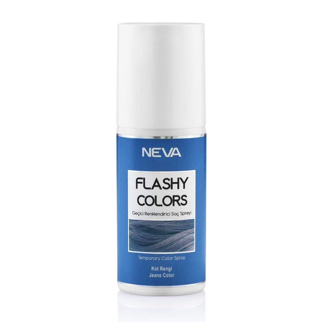 NEVA Flashy Colors Temporary Color Hair Spray, Quick Drying, Temporary Hair Color, Easy Use, Lightweight - 75ml