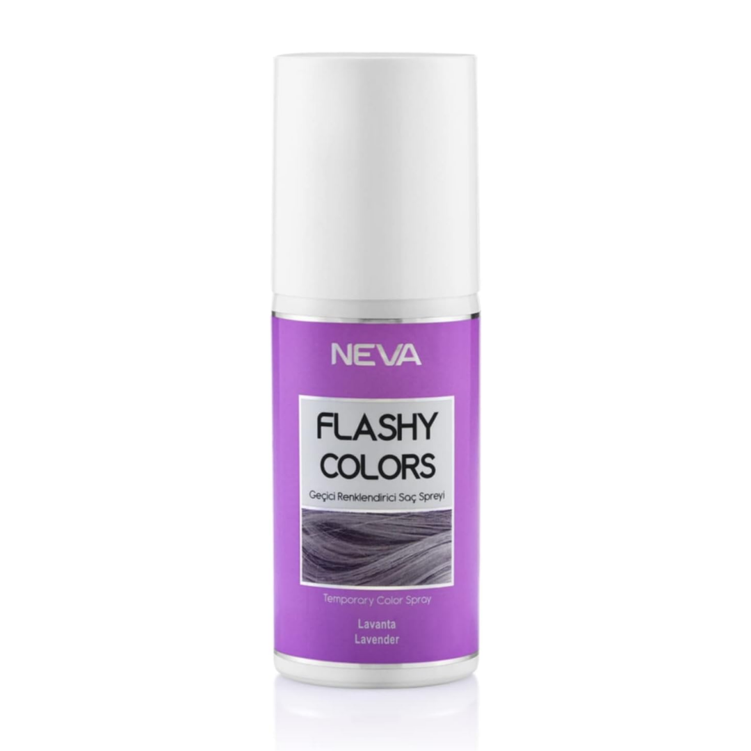 NEVA Flashy Colors Temporary Color Hair Spray, Quick Drying, Temporary Hair Color, Easy Use, Lightweight - 75ml
