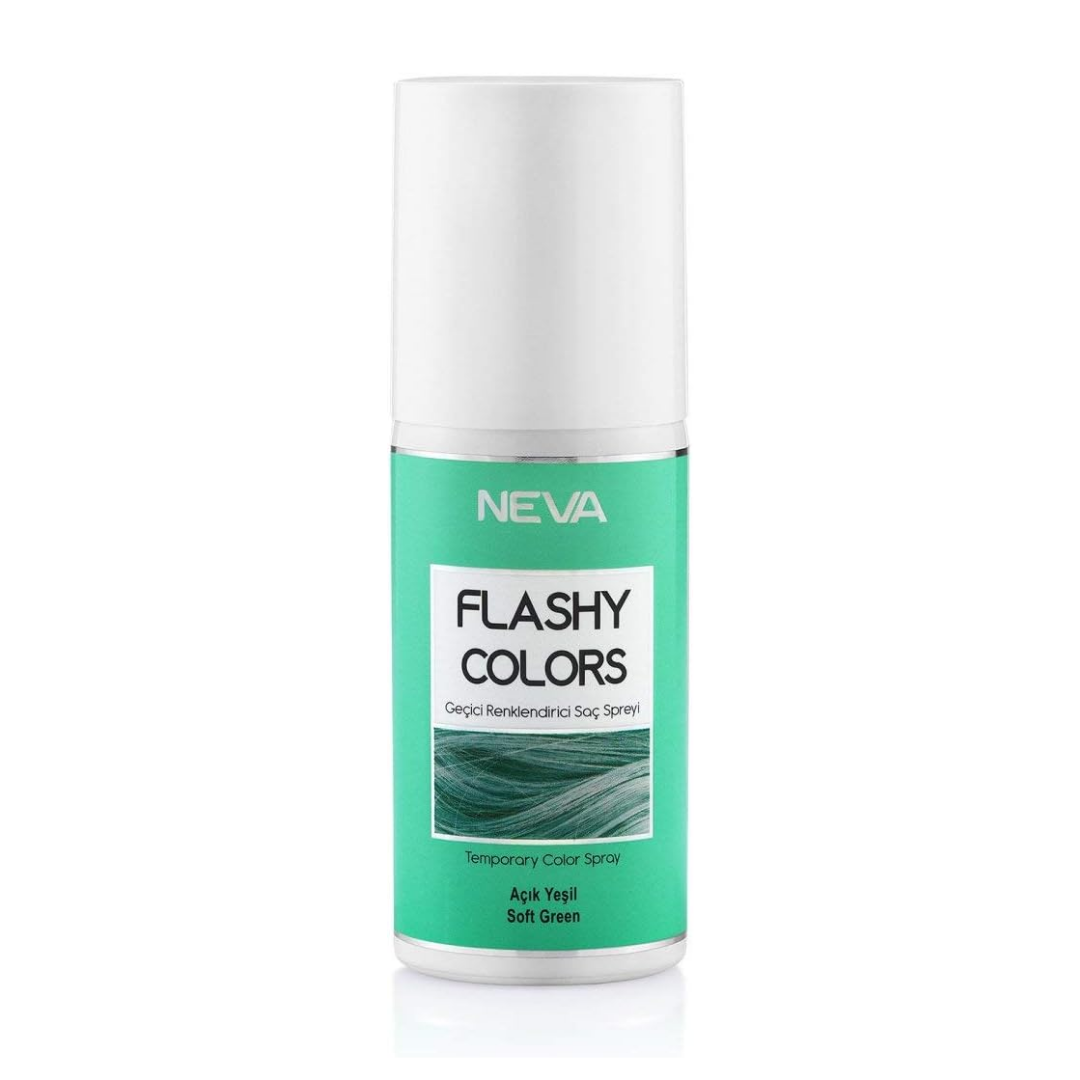 NEVA Flashy Colors Temporary Color Hair Spray, Quick Drying, Temporary Hair Color, Easy Use, Lightweight - 75ml