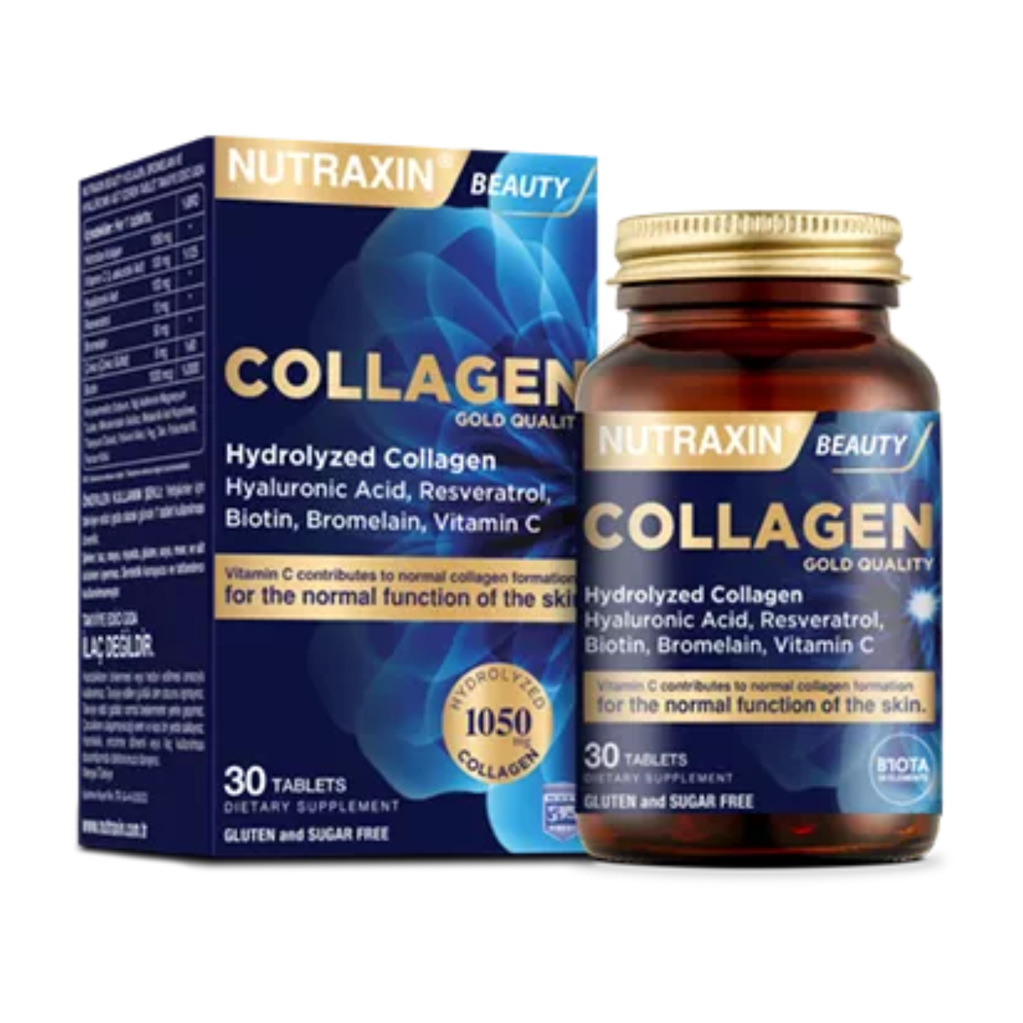 Nutraxin Beauty Collagen Gold Quality 30 Tabs
