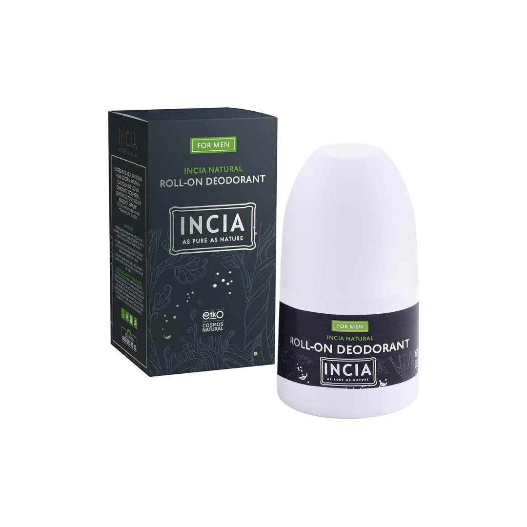 INCIA Natural Men's Roll-On Deodorant - 50 ml