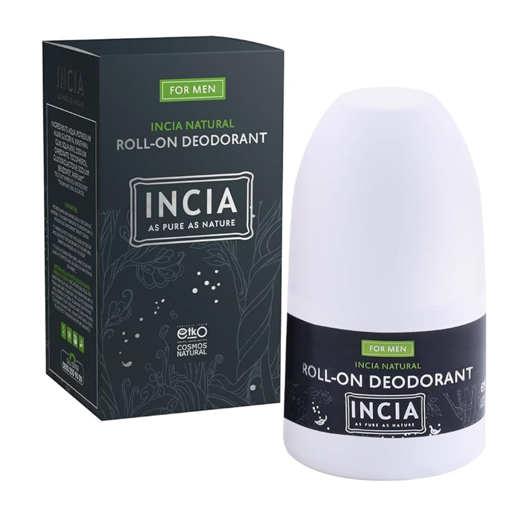 INCIA Natural Men's Roll-On Deodorant - 50 ml